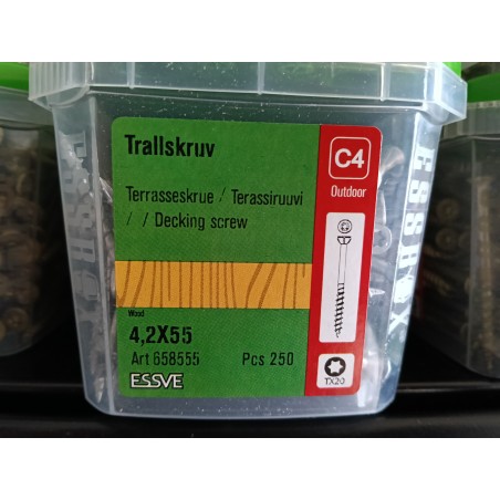 WKRĘT TARAS. DECKING 4,2x55  CORRS  /250/   658555